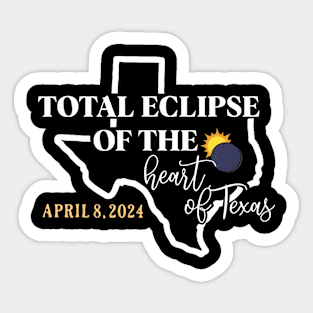 Total Eclipse Of The He Of Texas Solar Eclipse April 2024 Sticker